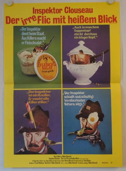 Revenge of the Pink Panther original release german double-panel movie poster